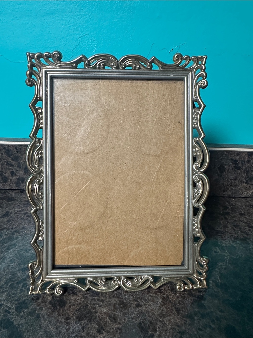 Ornate Metallic Photo Frame in Gold - Classic Home Accent